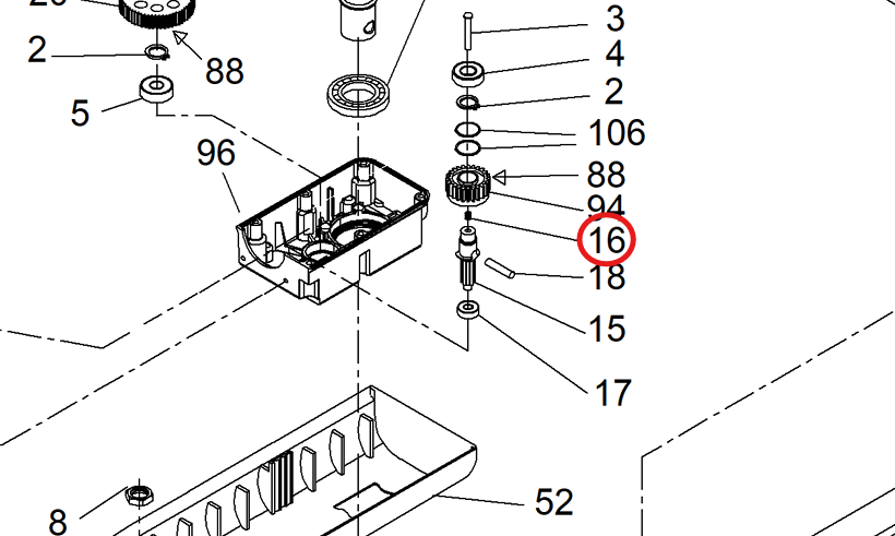 SP KIT RELEASE SPRING D6X4,4X18 WIRE 0,8(X10)