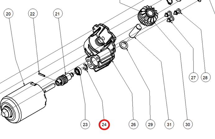 SP KIT STOPPING RING D7(X25)