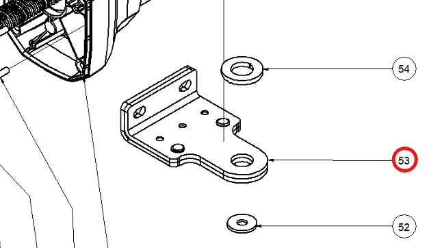 SP PHOBOS BT B25 FRONT BRACKET