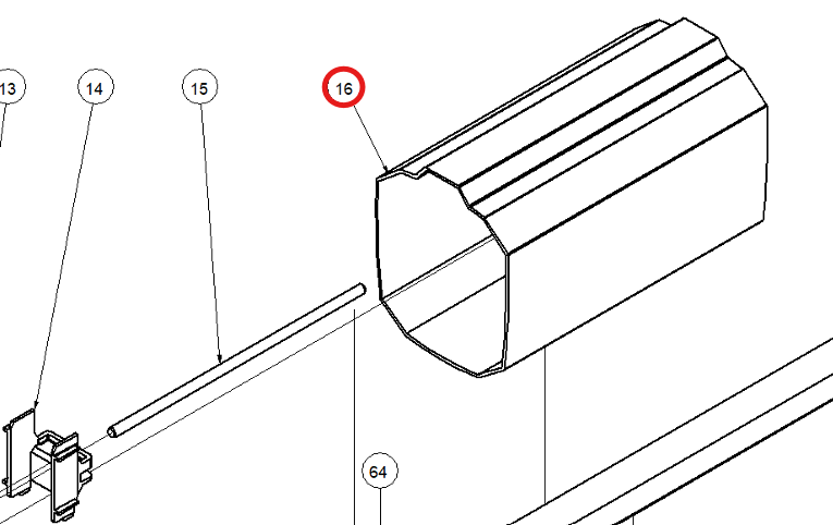 SP PHOBOS BT B GEARMOTOR TUBE