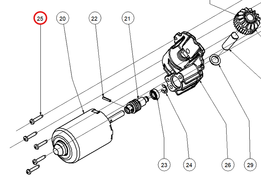 SP SCREW CUT KIT TC+4X22(X25)
