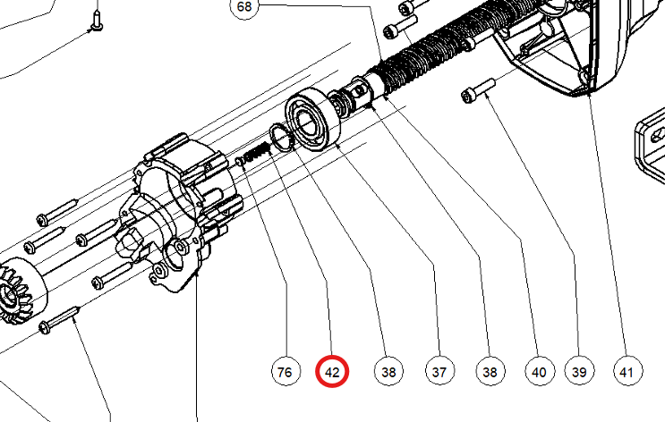SP KIT RELEASE SPRING D6X4,4X18 WIRE 0,8(X10)