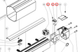 SP x10 PHOBOS BT B25/40 MAGNET AND MAGNET SUPPORT