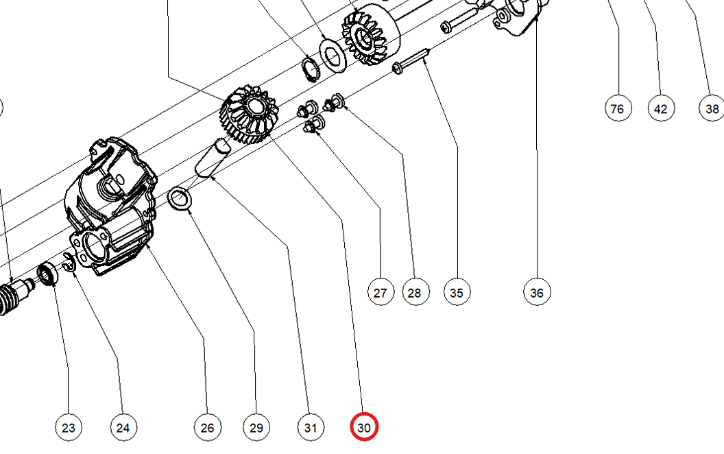 SP x2 BT B25/40 DOUBLE GEAR